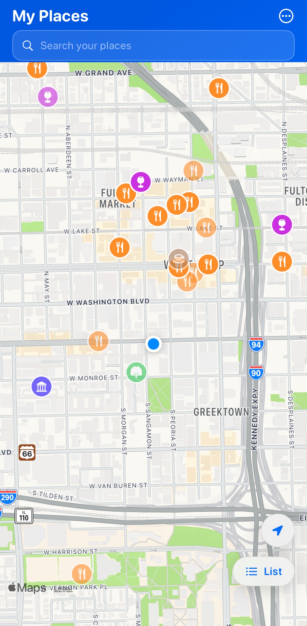 Every spot you've been — and want to go